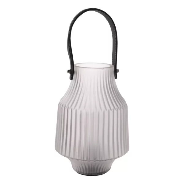  Frosted Glass Lantern (Battery Operated) - Image 2